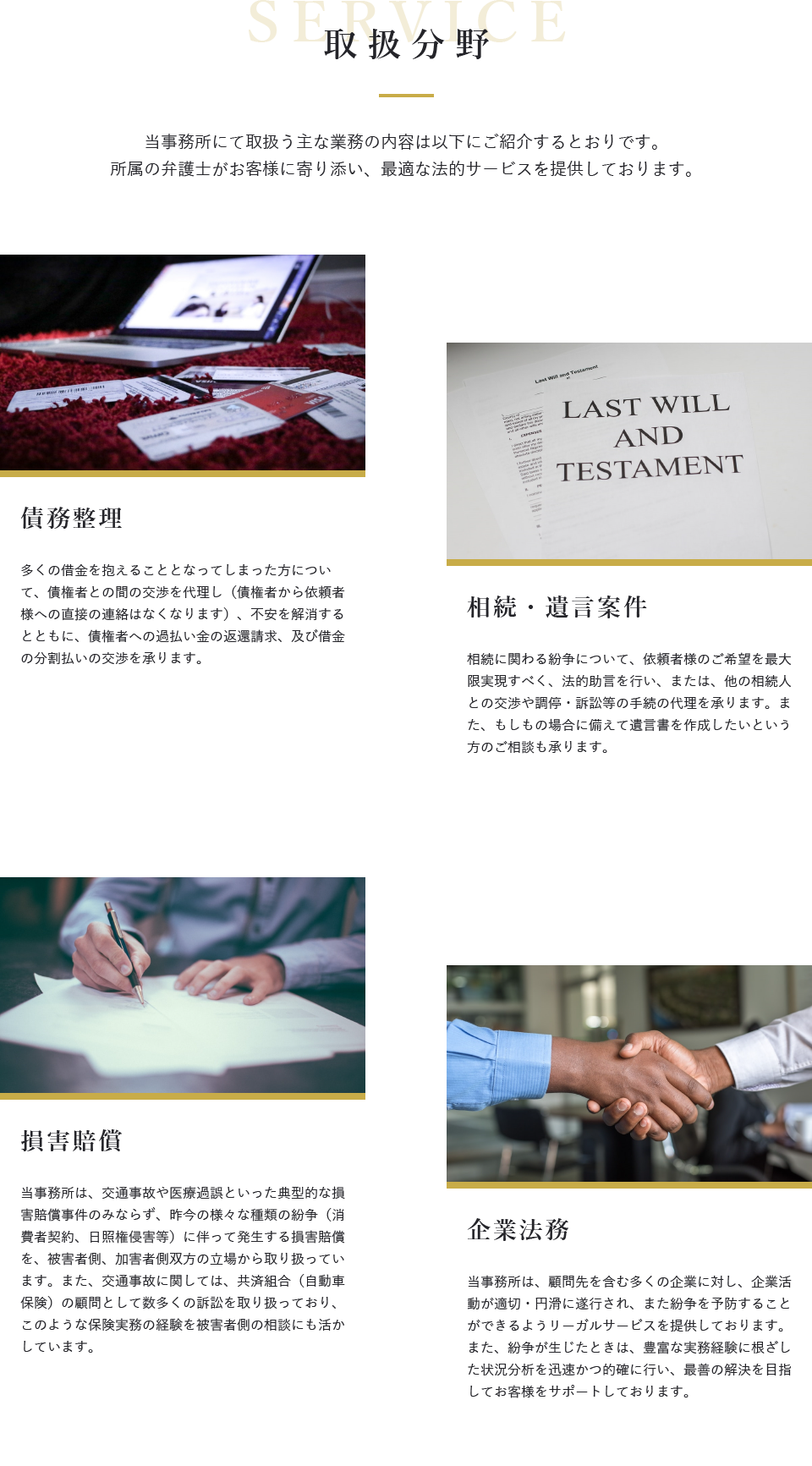 取扱業務